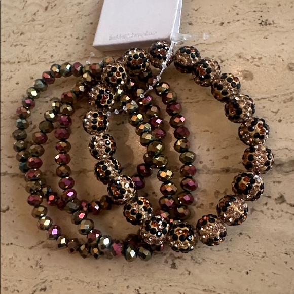 Multicolor Beaded Bracelet Set - Picture 2 of 2